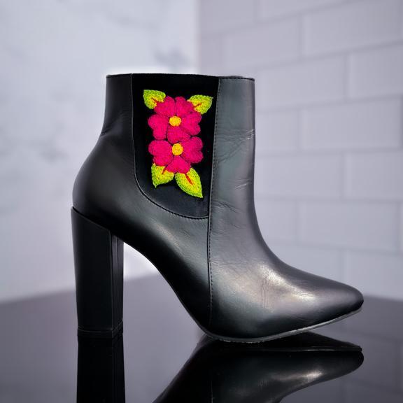Botines Juchitan Negro