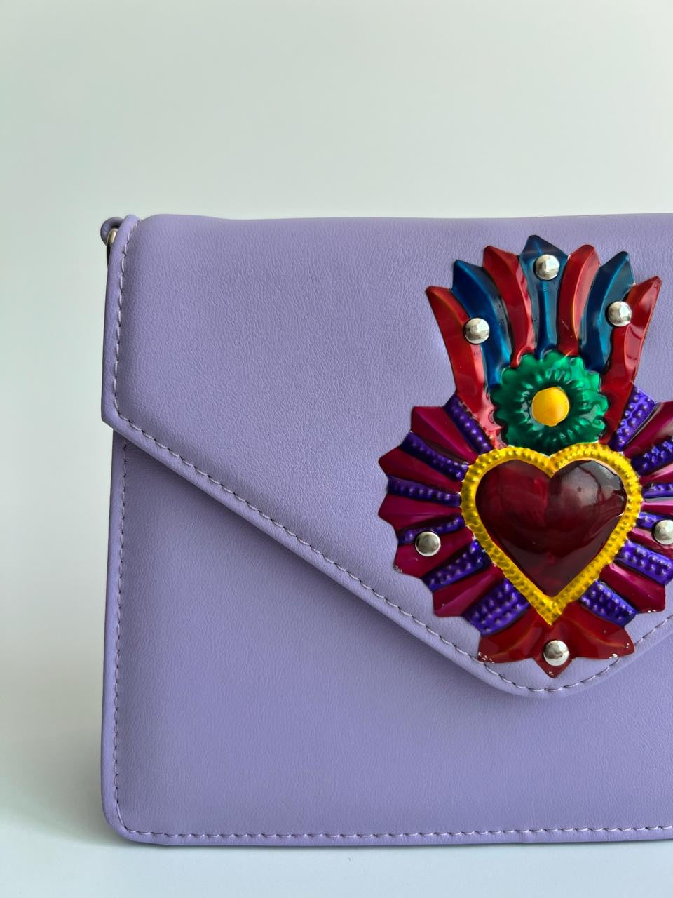 Bolso Corazón Divino Piel de Nopal