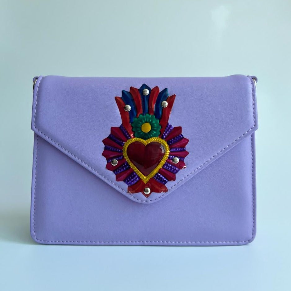 Bolso Corazón Divino Piel de Nopal