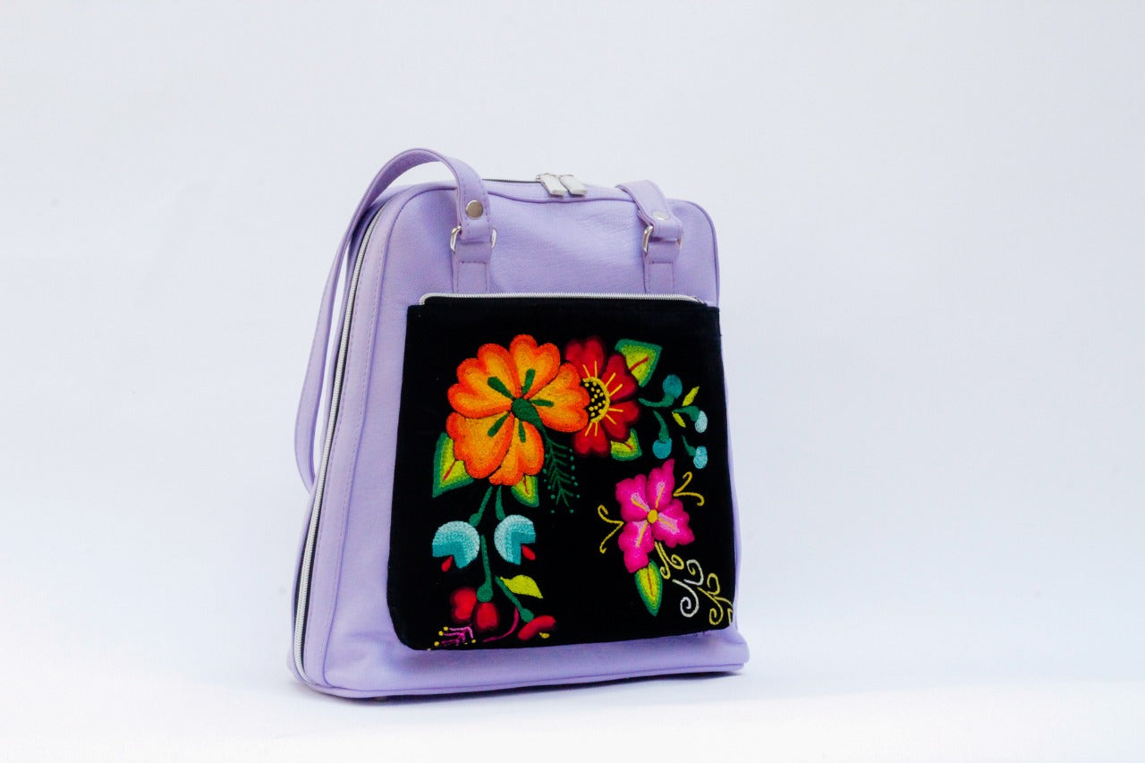 Bolso Artesanal Backpack Colibrí Juchitán