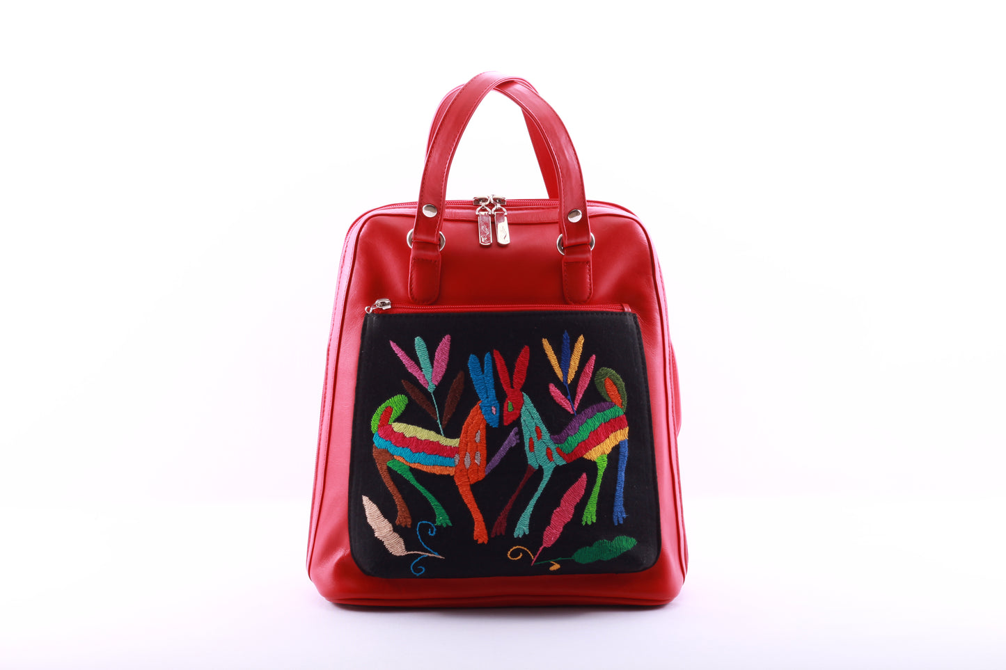 Bolso Artesanal Backpack Colibrí Tenango