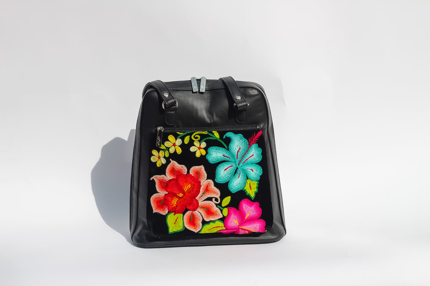 Bolso Artesanal Backpack Colibrí Juchitán