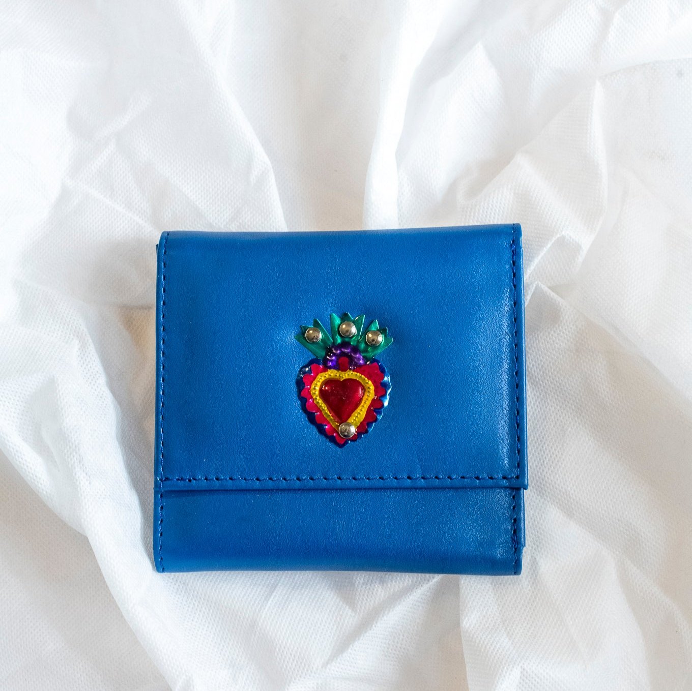 Cartera Corazón Divino Blue Princess